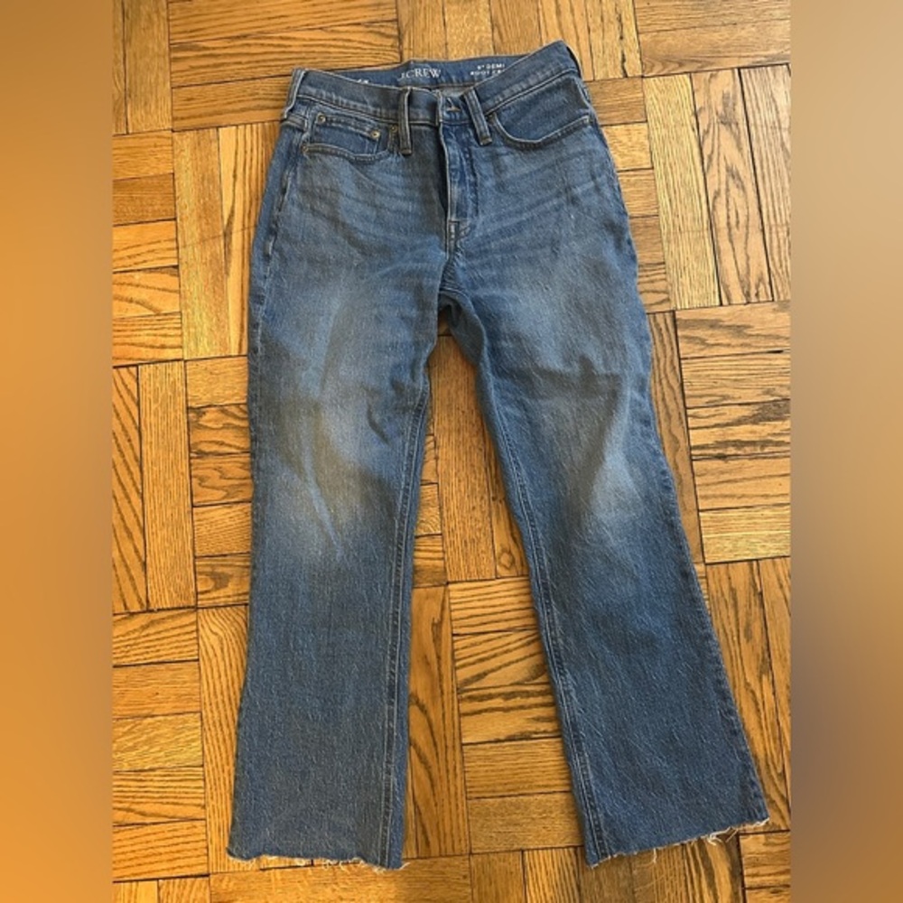 NWT J Crew Demi Boot Cut Jeans in 26 Tall